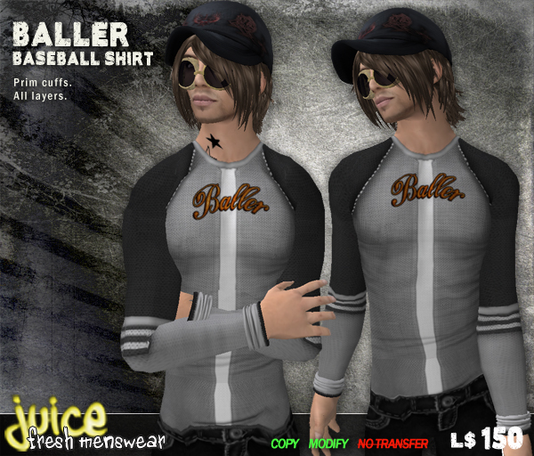 Juice .:. Baller Baseball Shirt