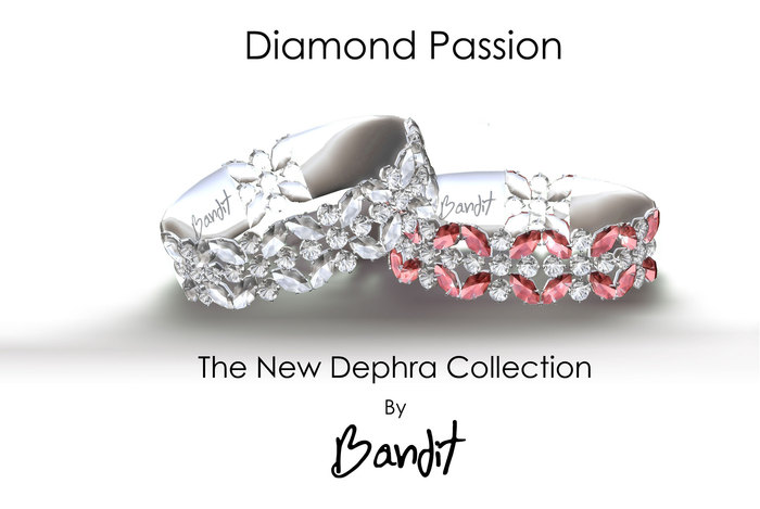 BANDIT  Dephra  Diamond Collection bracelets Full Reflective