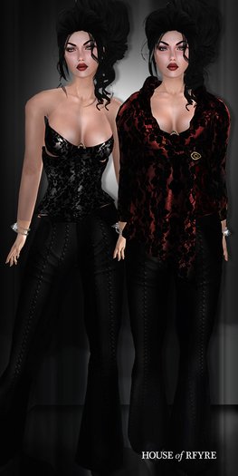 RFYRE 'ELLE' SERIES MESH ENSEMBLE FOR WOMEN-ROSE  [P]