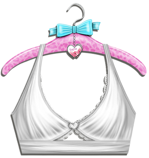 BabyDoll. Halter Top / White