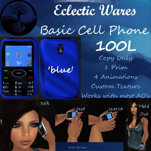 Basic Cell Phone - Blue