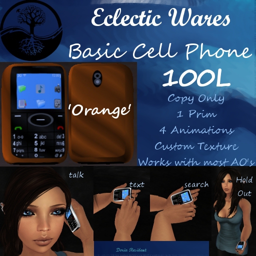 Basic Cell Phone - Orange