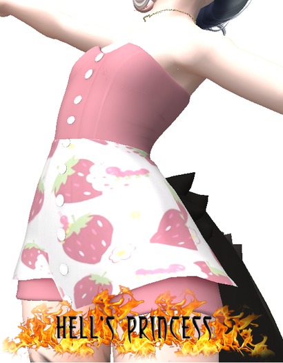 .:Hell's Princess:. Kemono Strawberry Duchess Romper Texture