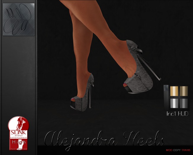 M&M Incorporated - Alejandra Heels - Grey