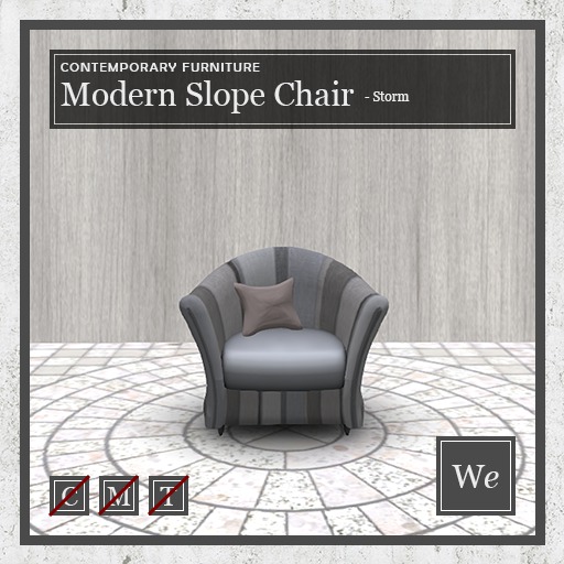 WE Modern Slope Chair - Storm