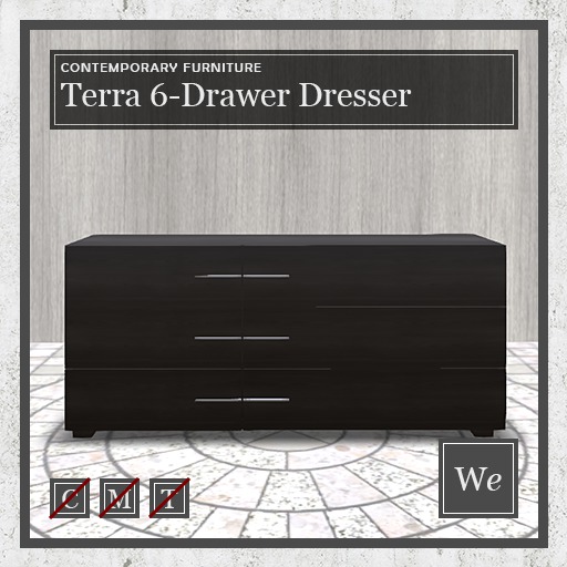 Terra 6-Drawer Dresser