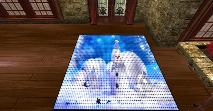 Snowman Christmas Rug