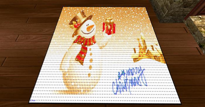 Frosty the Snowman Rug
