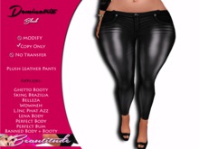 :[Beautitude]: Domination Leather Pants [Black]