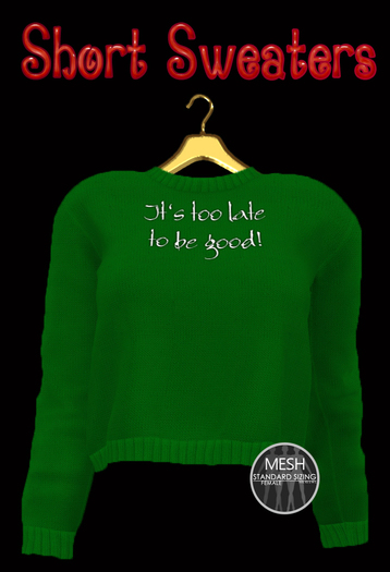 *MCS* Short Sweater Nordic [smoke]