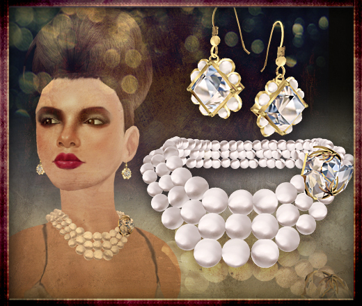 P.C; Diamond Pearl Menagerie Set