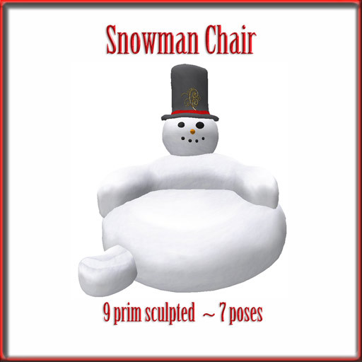 *MCS* Snowman Chair