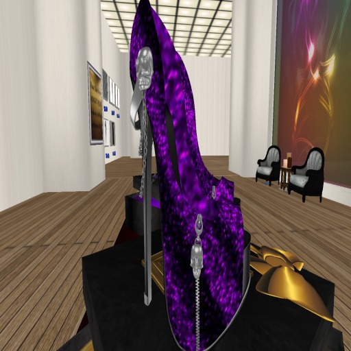 Midnight Skull Stilettos