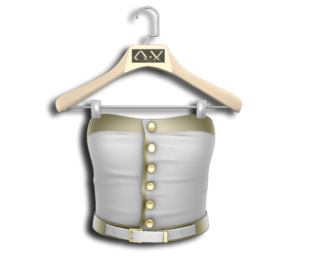 .:Vitrimi:. Buttoned Corset White