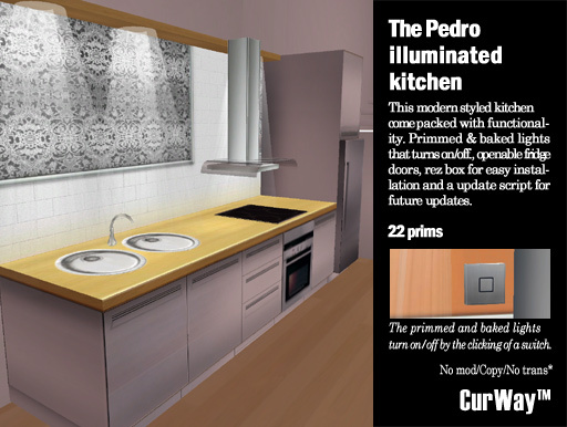 CurWay Pedro black kitchen v1.1