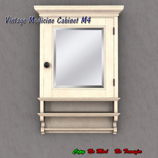 VINTAGE MEDICINE CABINET M4