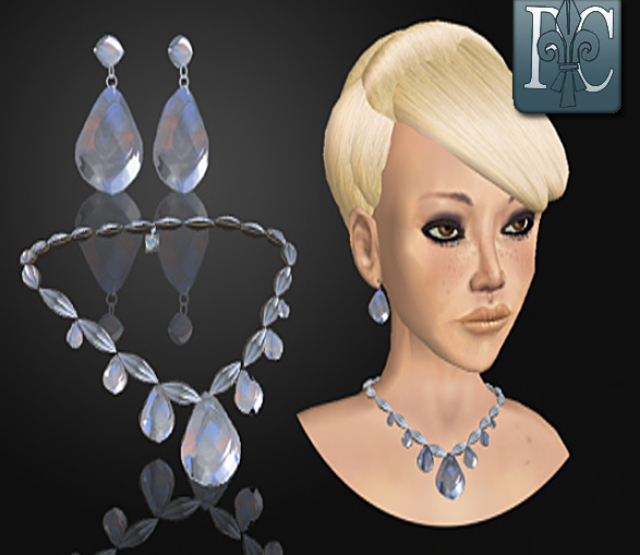 p.c.; Diamond Necklace Set