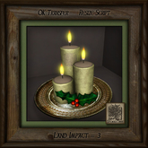 Holiday Candles Platter Ii
