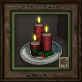 Holiday Candles Platter Cp