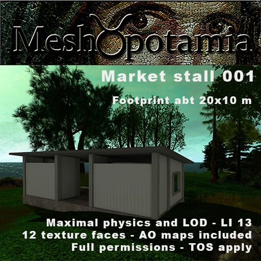 Meshopotamia Market Stall 001 w AO