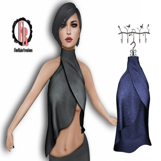 :: FineRain creations.::Esta Top Blue