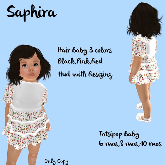 Totsipop Hair Saphira pack 2