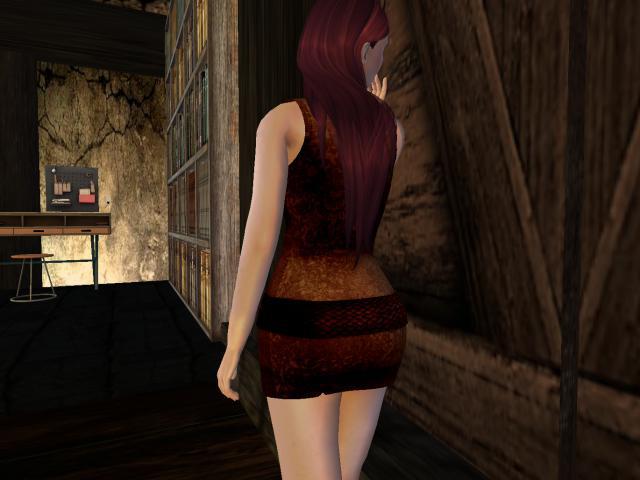 roll neck sleveless brown