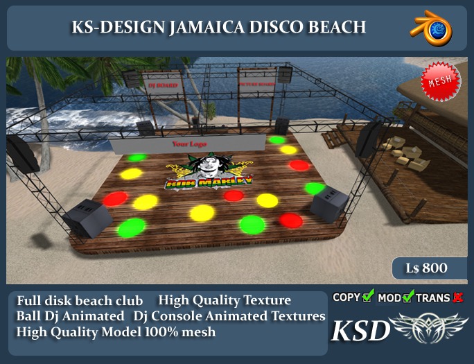Kerstar Design - JAMAICA BEACH DISCO
