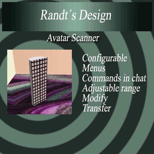 ***SPECIAL SALE*** Randt's Avatar Scanner
