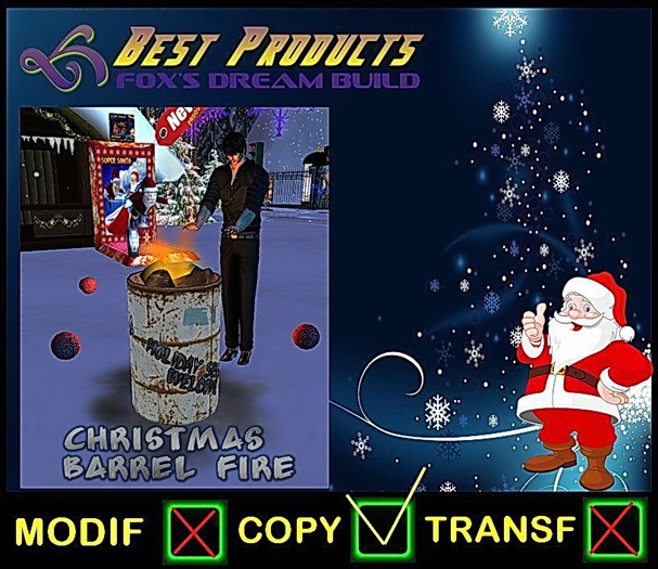 Christmas Barrel Fire 1.1 box