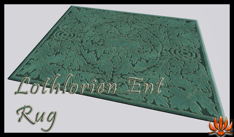 Second Life Marketplace - Lothlorien Elven Green Rug