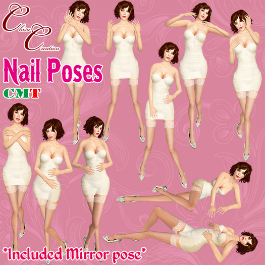 *CC* Nail Poses-1~with mirror pose