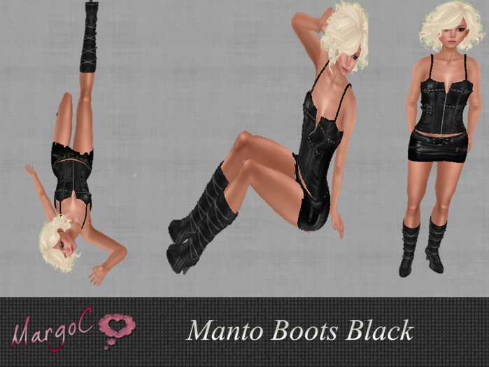 Manto Boots Black - MargoC