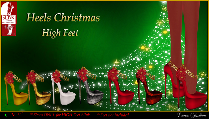 -Lamu Fashion-Heels Christmas High Feet
