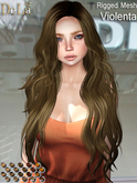 =DeLa*= Mesh Hair "Violenta" Orange Browns