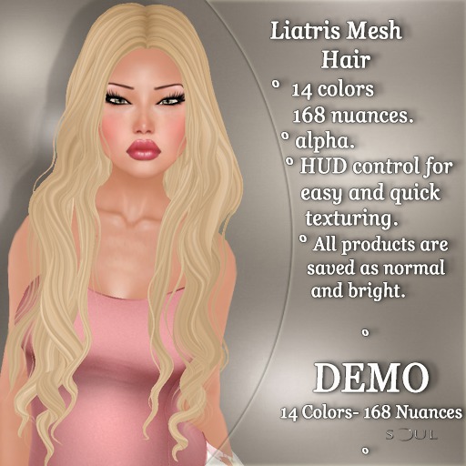 !SOUL - HAIR Mesh - Liatris - DEMO - ALL