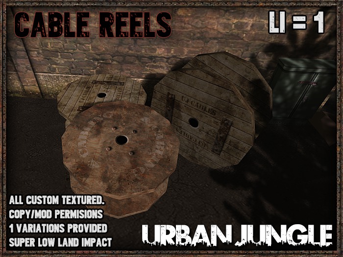 CABLE REELS -MESH 1LI -  URBAN JUNGLE