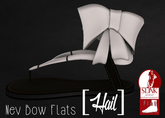 -Hail- Nev Bow Flats *Barbie Pink*