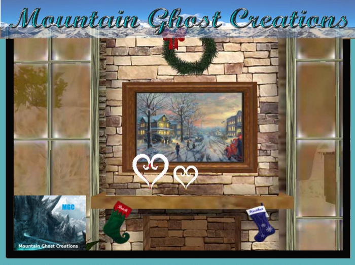 MGC CHRISTMAS PAINTING w/ texture changer script (10 different images)
