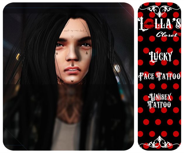:LoLla's: Closet Face Tattoo {War}