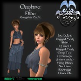 [FPI] Ombre Blue~ Complete Ensemble Outfit with Jewelry & Shoes