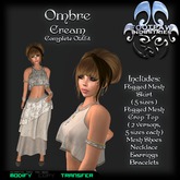 [FPI] Ombre Cream ~ Complete Ensemble Outfit with Jewelry & Shoes