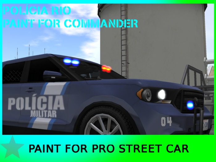 Nova Viatura da Policia do Rio PSC- Texture for COMMANDER