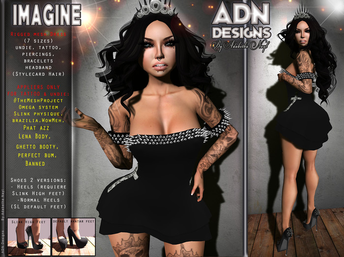 [AdN] IMAGINE (MESH & Appliers ONLY for undie & tatoo)