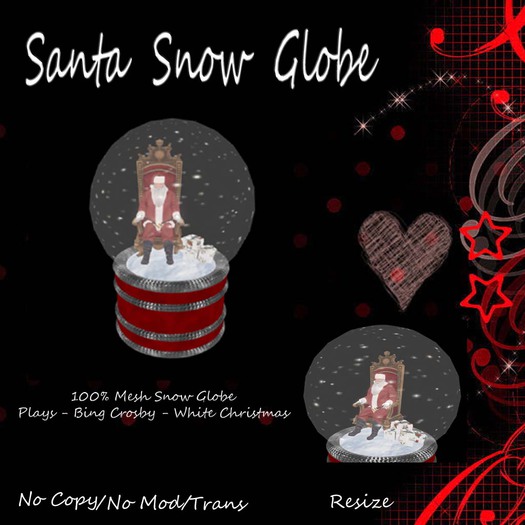 Santa Snow Globe