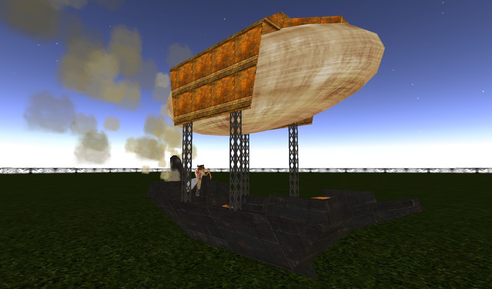 Micro Avi Steampunk Airbarge