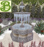 Isabella's Fountain in Winter, Mesh, 2LI c/m