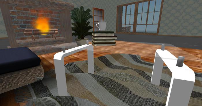 Plastic Glass Couch Table