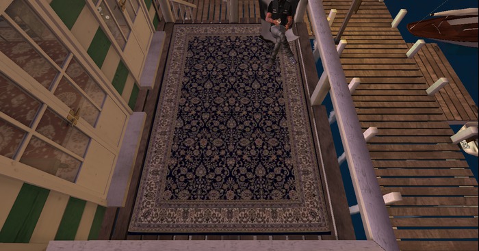 [ZQ] Blue Persian Rug Mesh