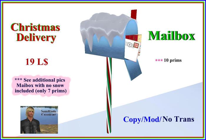 Christmas Delivery MAILBOX